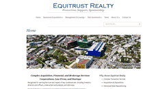 Desktop Screenshot of equitrustrealty.com