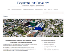 Tablet Screenshot of equitrustrealty.com